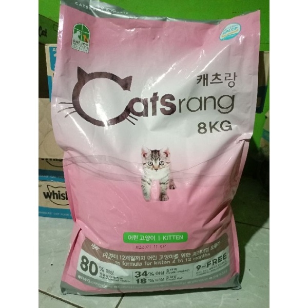 Catsrang kitten 8kg PROMO expedisi jne jnt catsrang