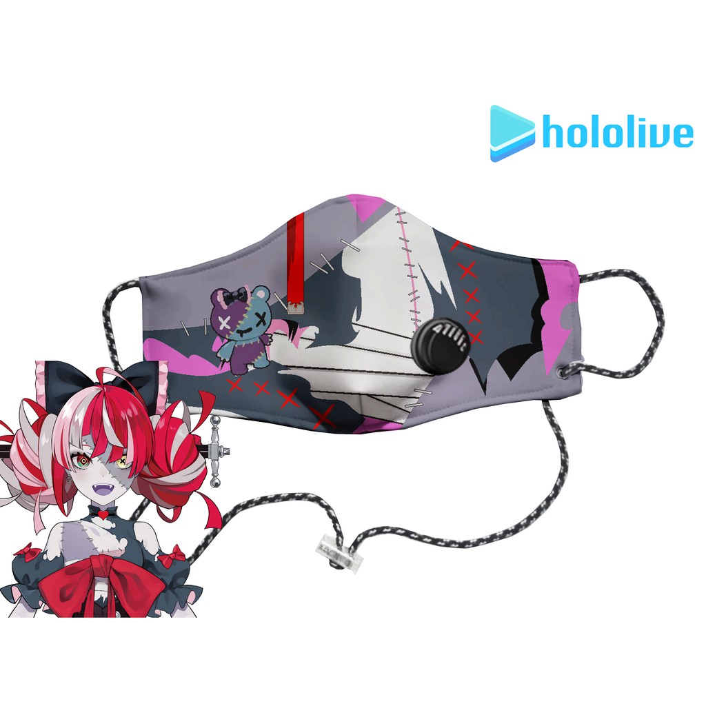 Masker Hololive KUREIJI OLLIE N95 2 Ply SNI