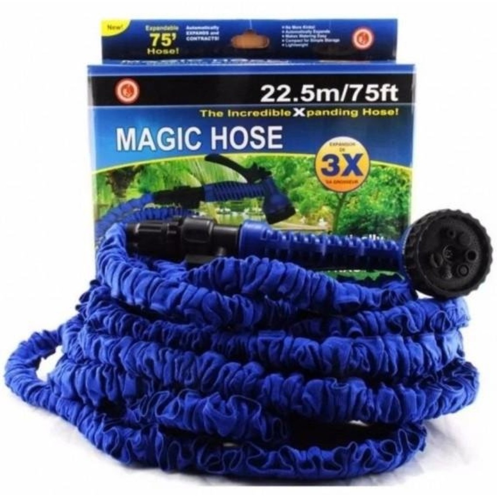 Selang Air Ajaib Flexible Magic Hose Dengan Kepala Semprotan 7Jenis Spray Dan Banyak Berbagai Ukuran