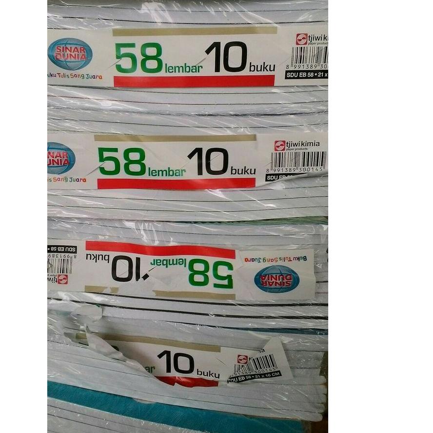 

Big Sale Buku Tulis Bergaris SiDU isi 58 lembar ada 10 buku !!