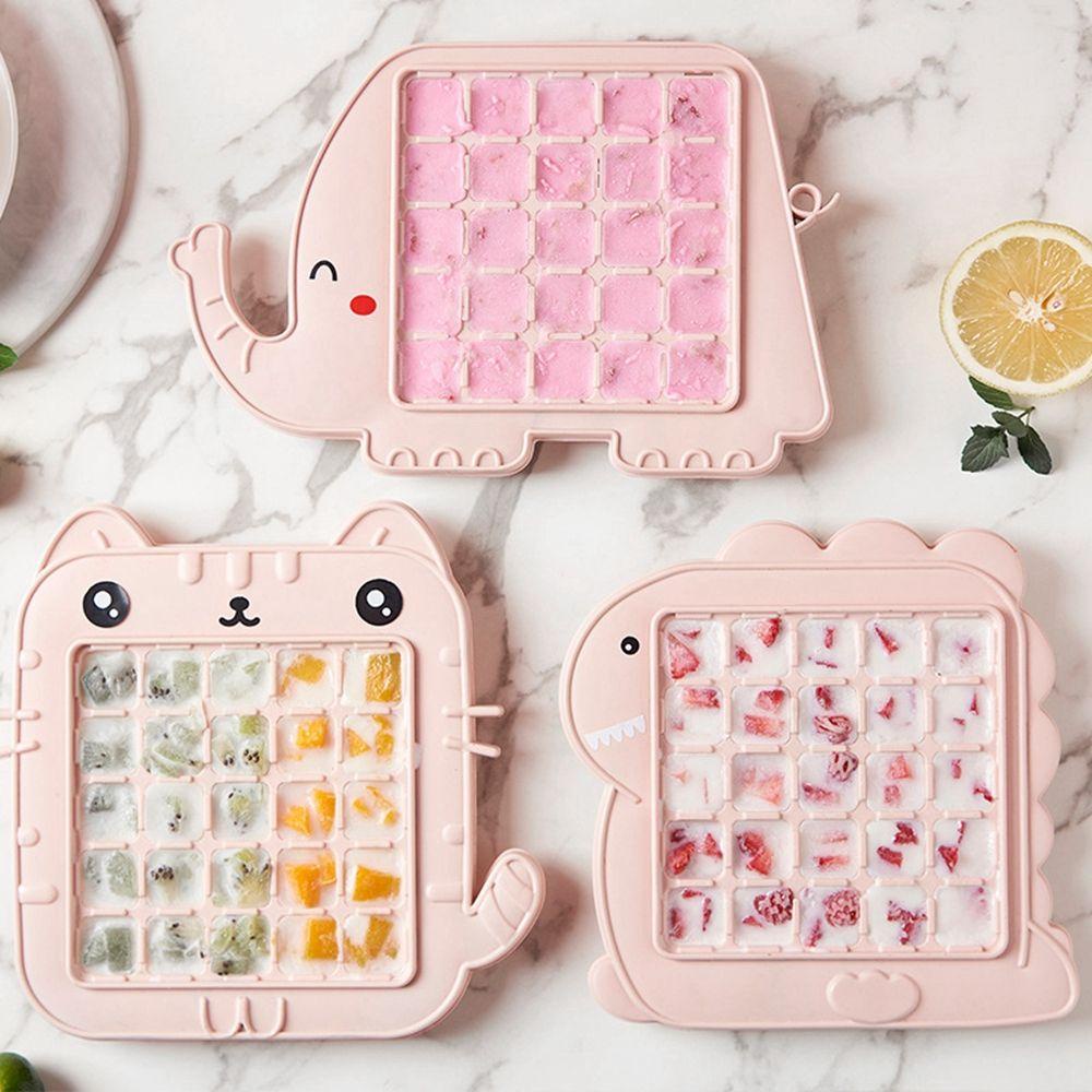 [Elegan] Pembuat Es Batu Kartun Lucu Ice Cream Keluarga Bar Cepat Freeze Whiskey Cocktails Freeze Tray