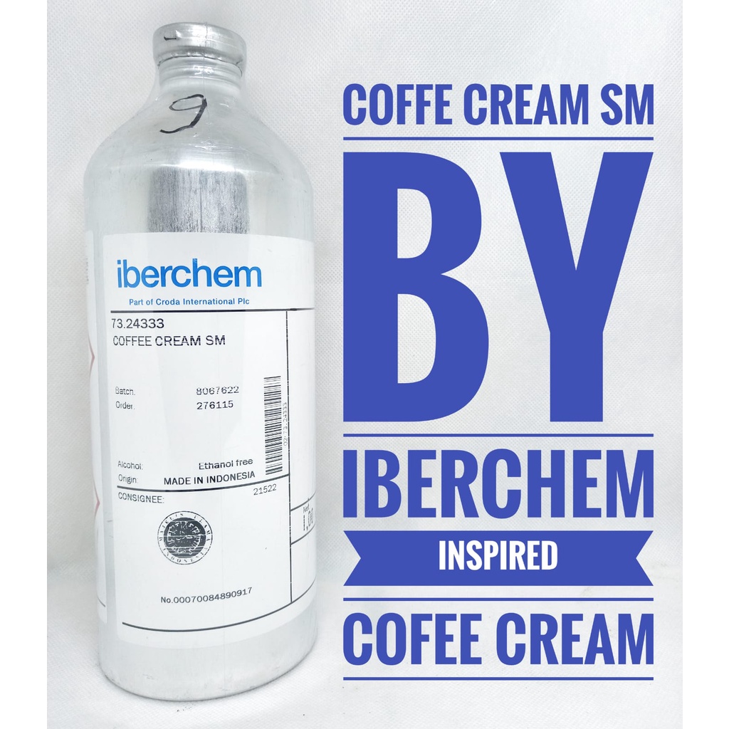 Coffee Cream SM By Iberchem, Inspired By Coffee Cream, Bibit Murni Kemasan Repack 100 ML