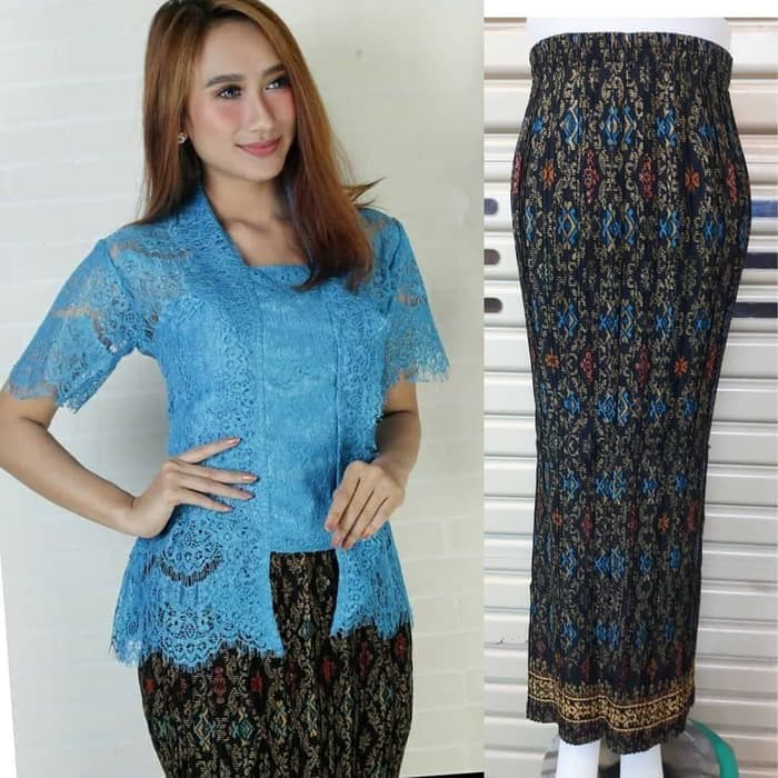 Setelan Kebaya Brukat Lace Baju Kutubaru