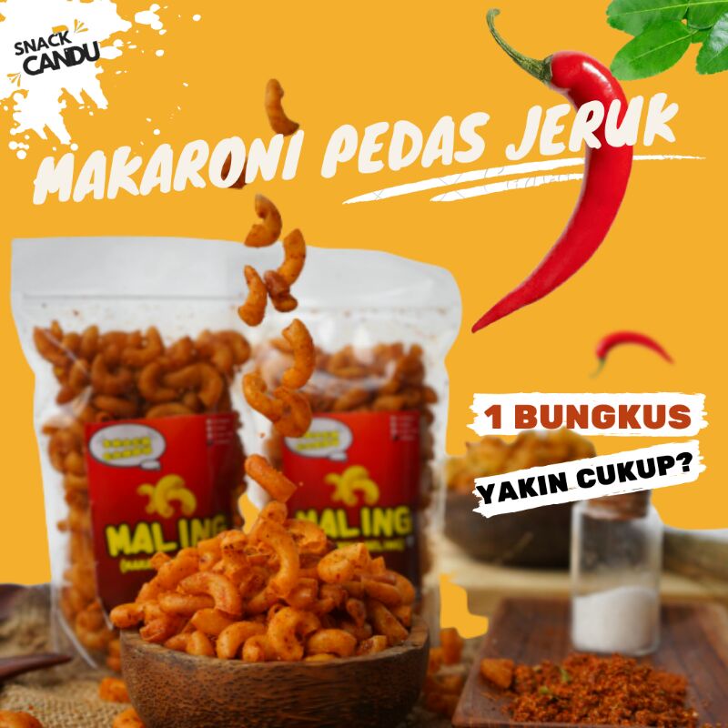 

Paker Usaha 10 pcs Makaroni Beling Makaroni Pedas Snack Candu 100gr