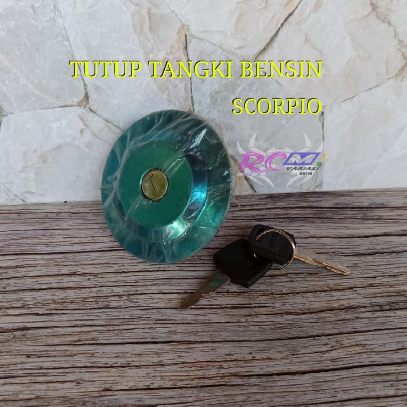 Tutup tangki bensin Yamaha Scorpio z chrome krom