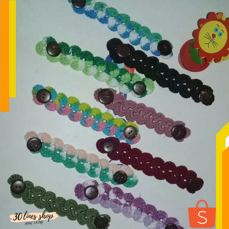 Pengait masker Tali Masker Earloop Pengait masker Rajut