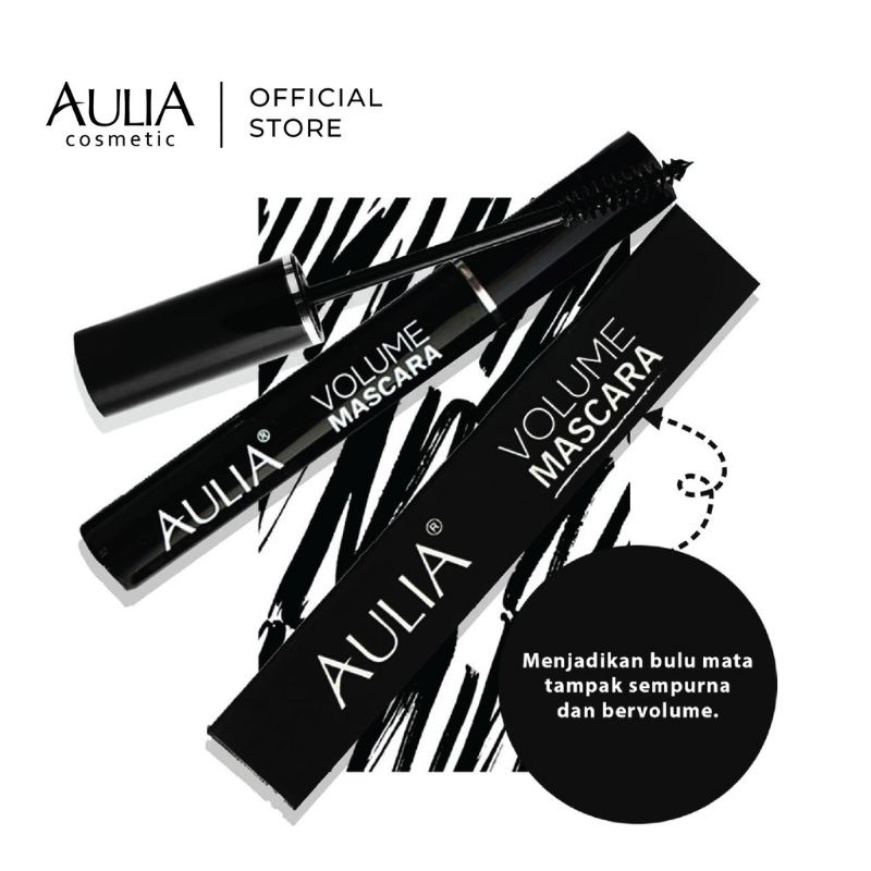 MASCARA AULIA VOLUME MASCARA BLACK 8ML/100% Original