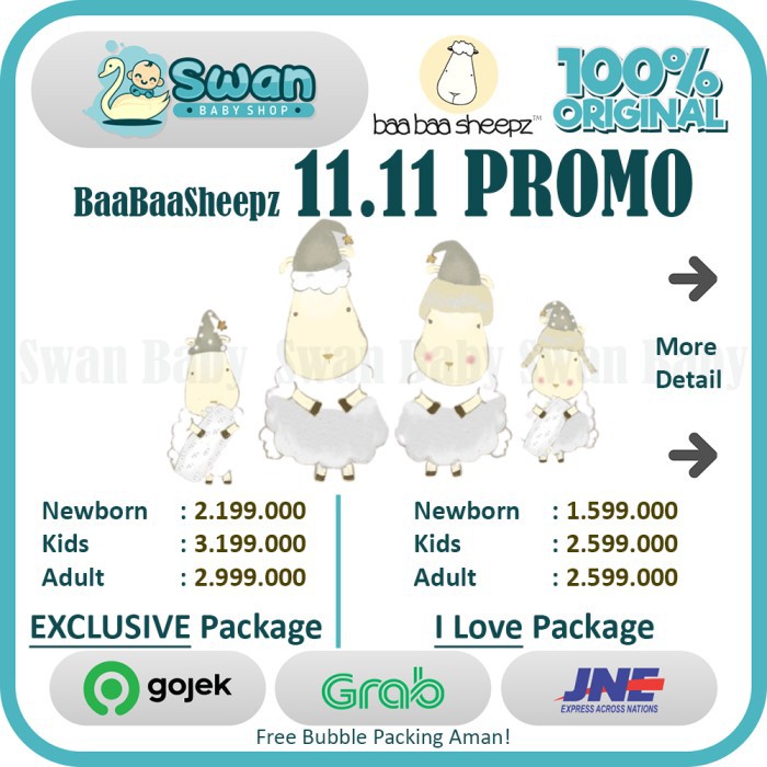 Baa Baa Promo Package / BaaBaa Sheepz / Valentine Promo