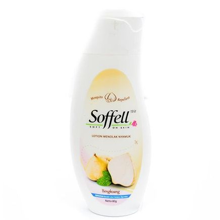 Soffell Bengkoang 80 gram / Lotion Tubuh Anti Nyamuk Aroma Bengkoang