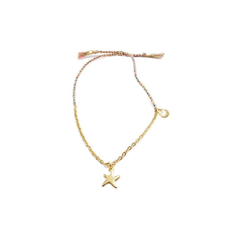 Gelang Tali Gypsy Boho 1 Set Starfish Allside