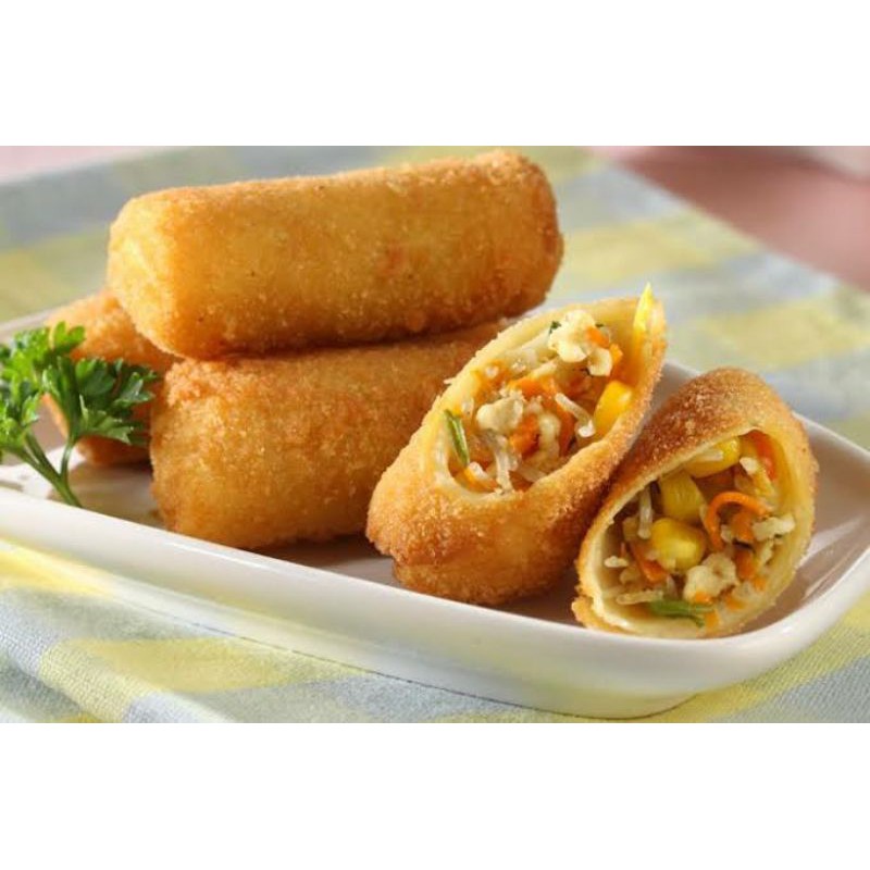 

Risolles Ayam Sayur Telur Keju