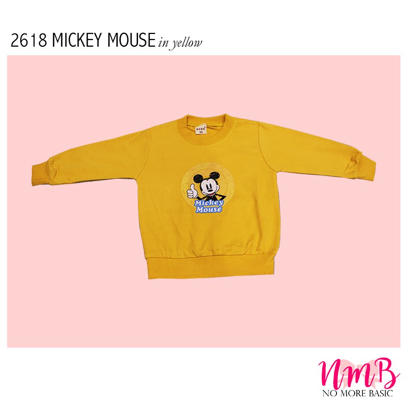 Kids Sweater 2618 Mickey Mouse - Baju Lengan Panjang Anak