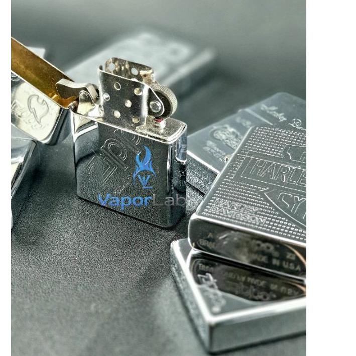 korek api zippo zipo dua 2 suara denting seri A kuningan asli