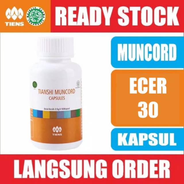 Tiens Muncord Cordyceps Full / Ecer 30 / 50  Penambah Stamina Pasutri / Penyubur Sperma / Faliaherb