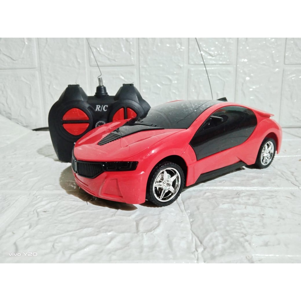 Mainan Mobil 3D Dengan Remote Control 4 Arah