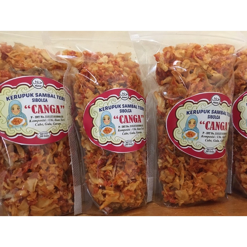 

Keripik Sibolga CANGA Enak Manis Pedas Gurih Terfavorit Halal 450 gram