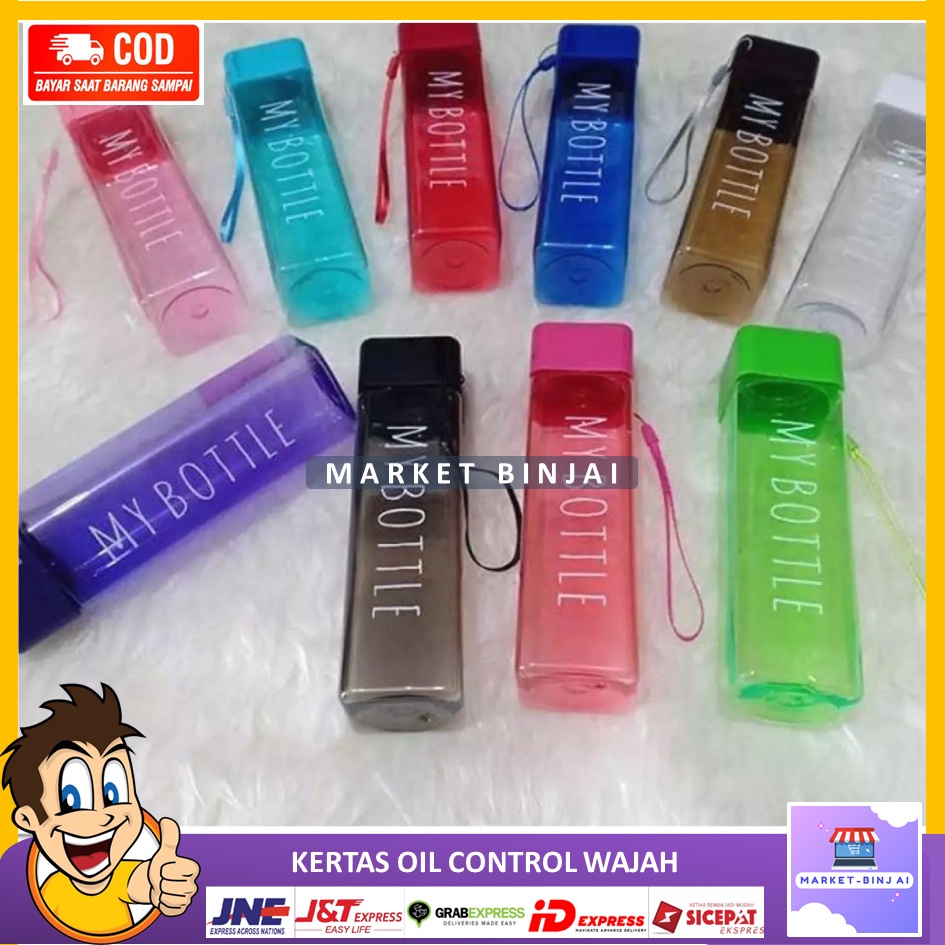 BOTOL MINUM MY BOTTLE   KOTAK WARNA / MY BOTTLE BOTOL MINUM WARNA / BOTOL MINUM LUCU MY BOTTLE MURAH