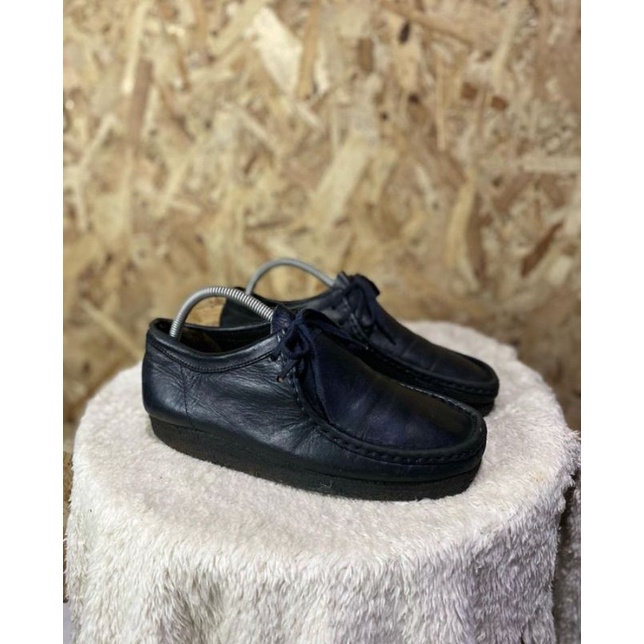 Clarks Wallabee Leather Black