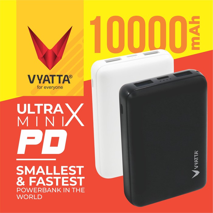 VYATTA ULTRA MINI X PD 10000 mAh Power Bank - QC 3.0 + Power Delivery