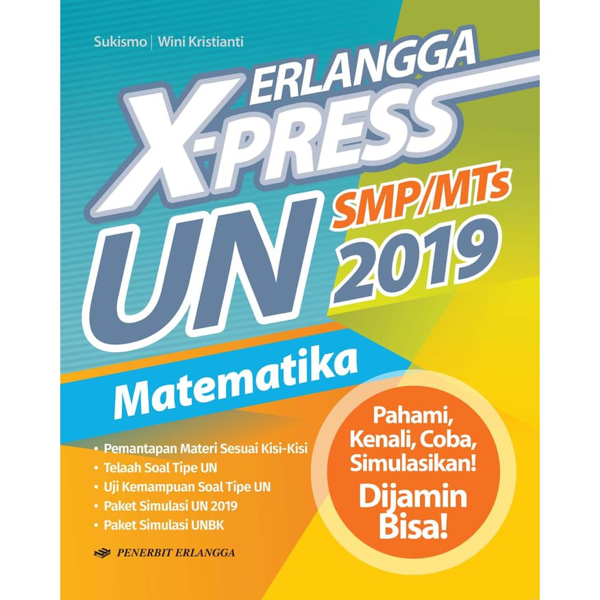 Erlangga X Press Un Smp Mts 2019 Matematika Dengan Kunci Jawaban