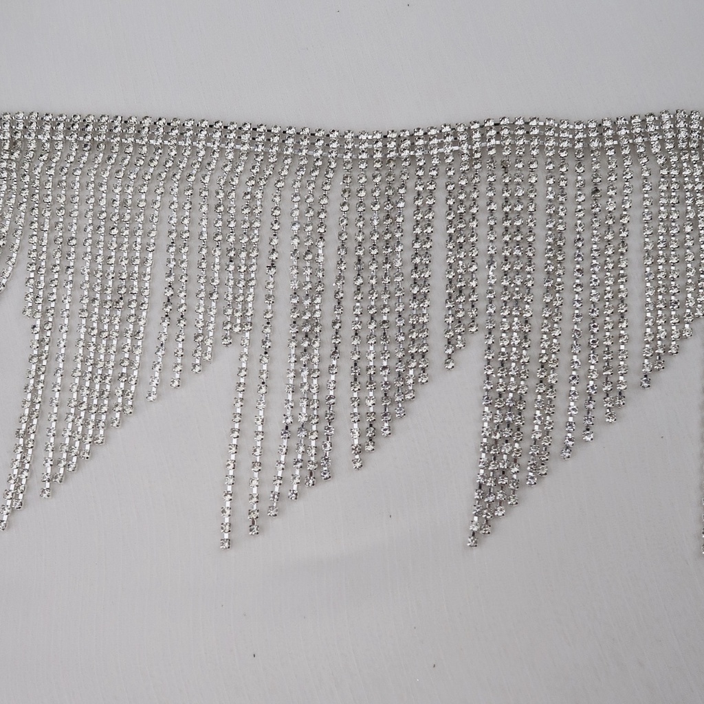 Payet Rangkai Porter | Kristal Swarovski Cantik Mewah Import Jahit Tempel Fancy Bridal Rhinestone | 