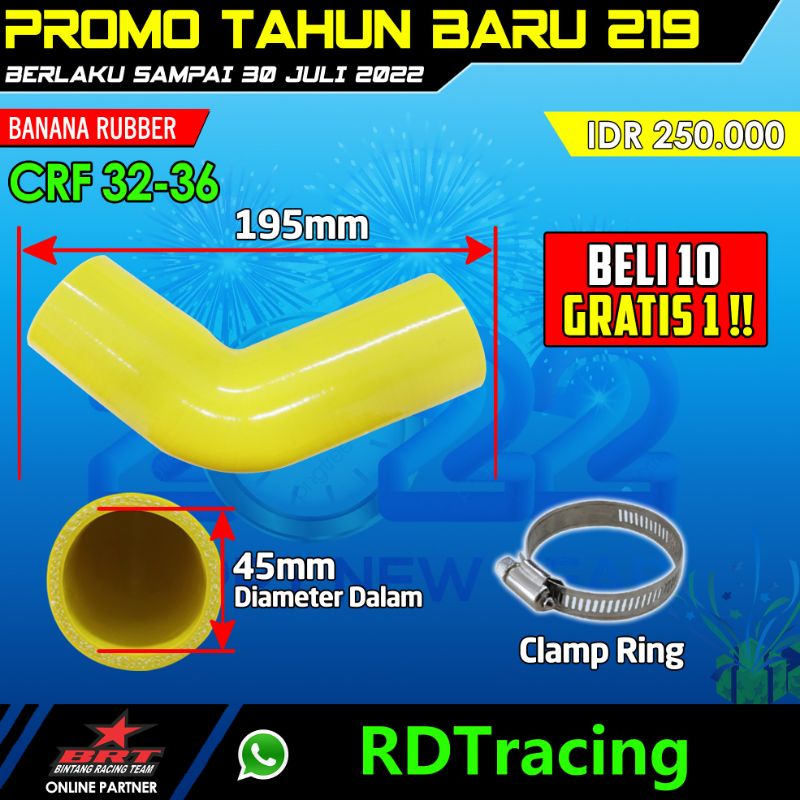 KARET BANANA VELOCITY KARET FILTER BANANA BRT CRF TB 32-36 38-42
