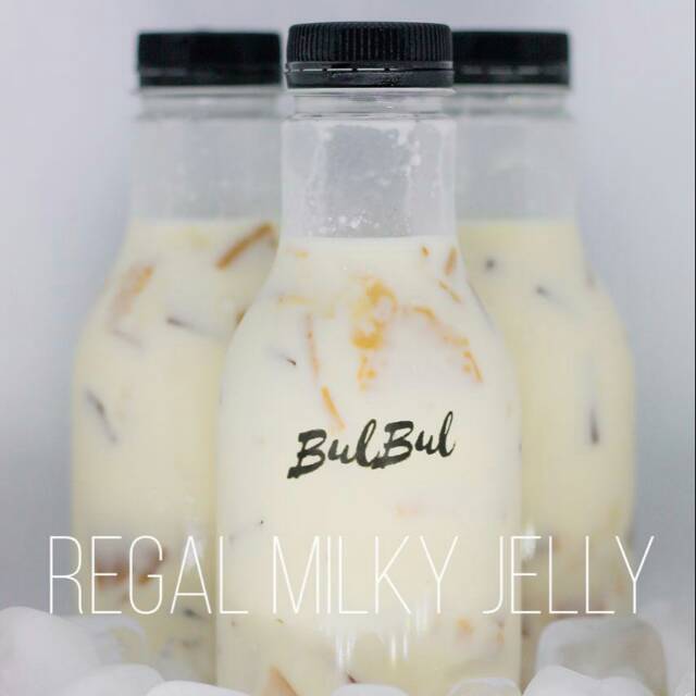 

Minuman Bulbul Regal Milky Jelly Drink fresh homemade tasty only@15k