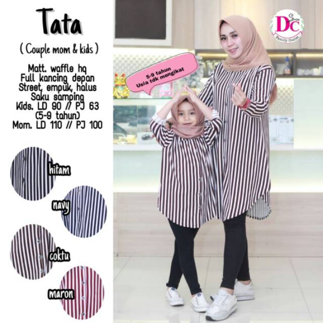 Tata tunik couple mom n kids