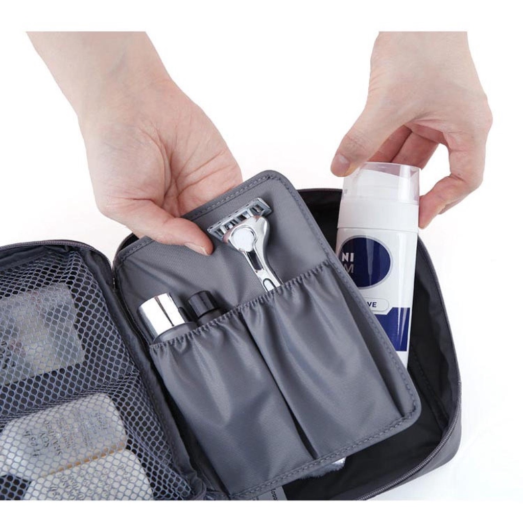 Cassiey Tas Travel Bag in Bag Organizer untuk Kosmetik Sabun - XZ-8010
