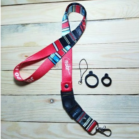 

Lanyard motif Nike Gantungan Id Card / Lanyard Pod + O-Ring