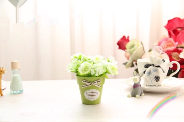 AM046 Bunga Limited Plastik Hias / Bunga Plastik Artificial-5