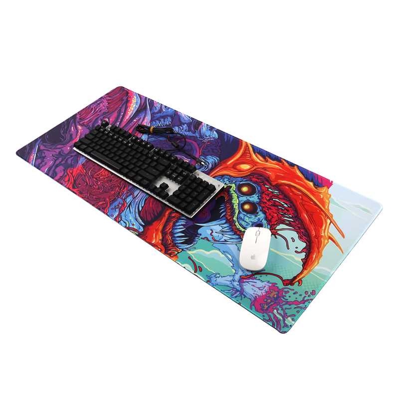 Mouse Pad Mousepad Gaming Gambar Monster Senjata XL Desk Mat 30x80cm
