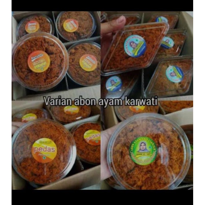 

Abon ayam karwati pedas