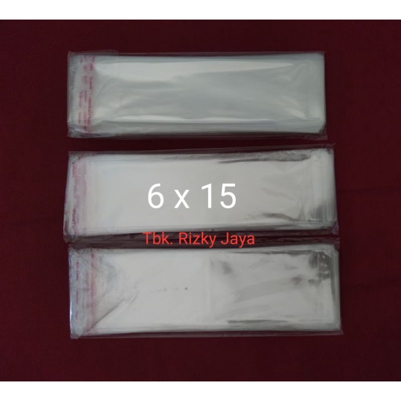 Plastik Opp 6 x 15 / Opp sendok