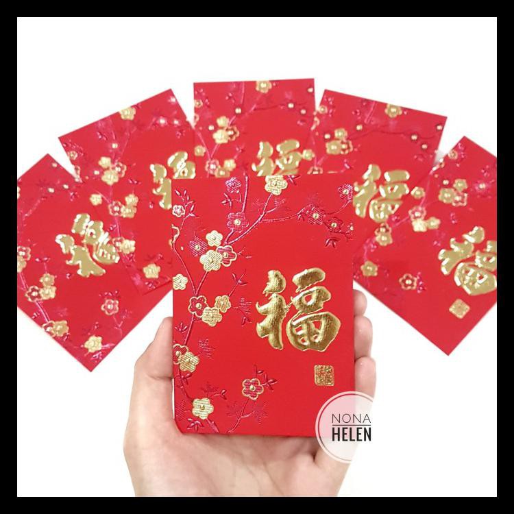 

AMPLOP ANGPAO FU/FUK 5/PERLENGKAPAN WEDDING/ANGPAO IMLEK ISI 6PCS TERMURAH