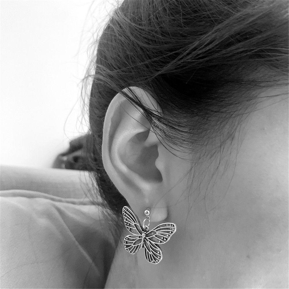 Lily Butterfly Gelang Kalung Korea Pesta Perhiasan Hadiah Rantai Klavikula