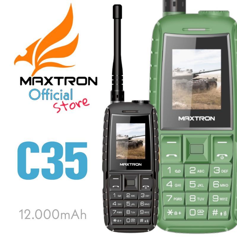 Maxtron C35 - Hp Outdoor - Big Speaker - Big Battery - Dual Sim - Radio FM - Garansi Resmi