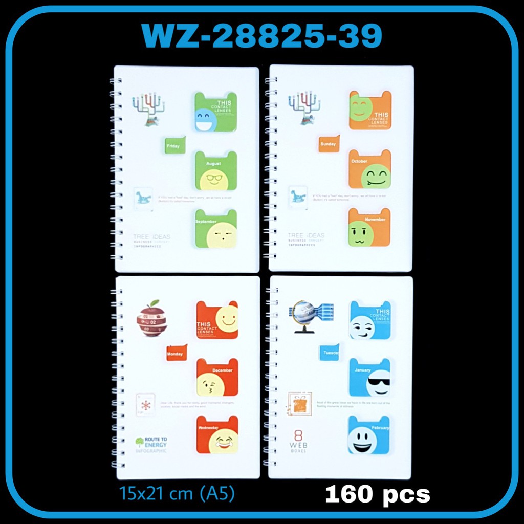 

buku notebook ring kawat ahin a5 fancy