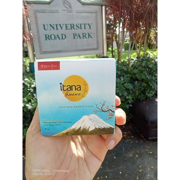 SABUN ITANA SKINCARE JAPANESE SOAP WHITENING SABUN GLOWRY PEMUTIH BADAN DAN WAJAH BPOM