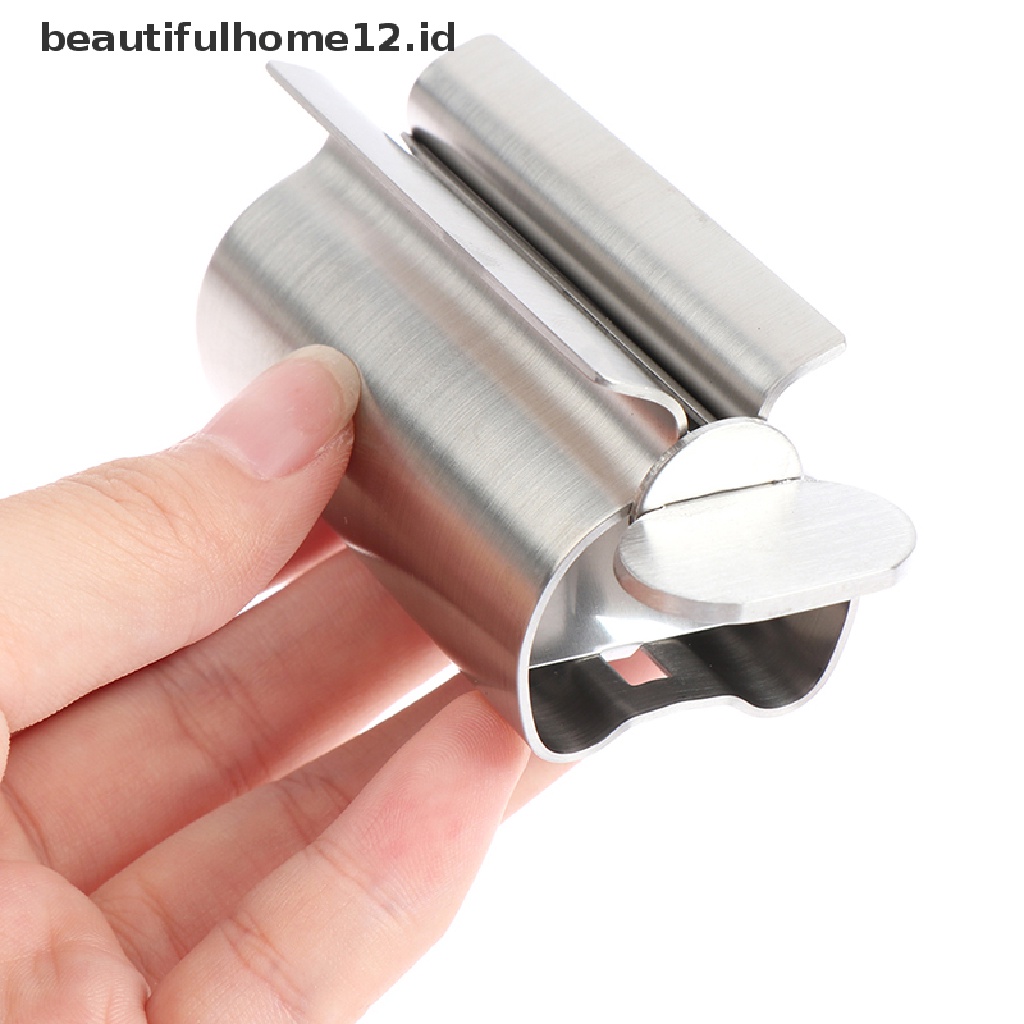 (Beautifulhome12.Id) Alat Pemeras Pasta Gigi Bahan Stainless Steel