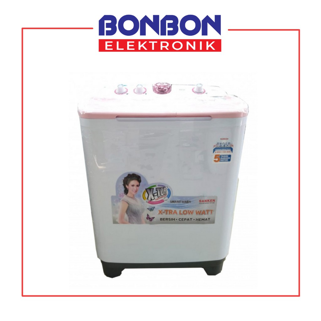 Sanken Mesin Cuci 2 Tabung 8KG TW-9770 / TW9770 / TW 9770 APK