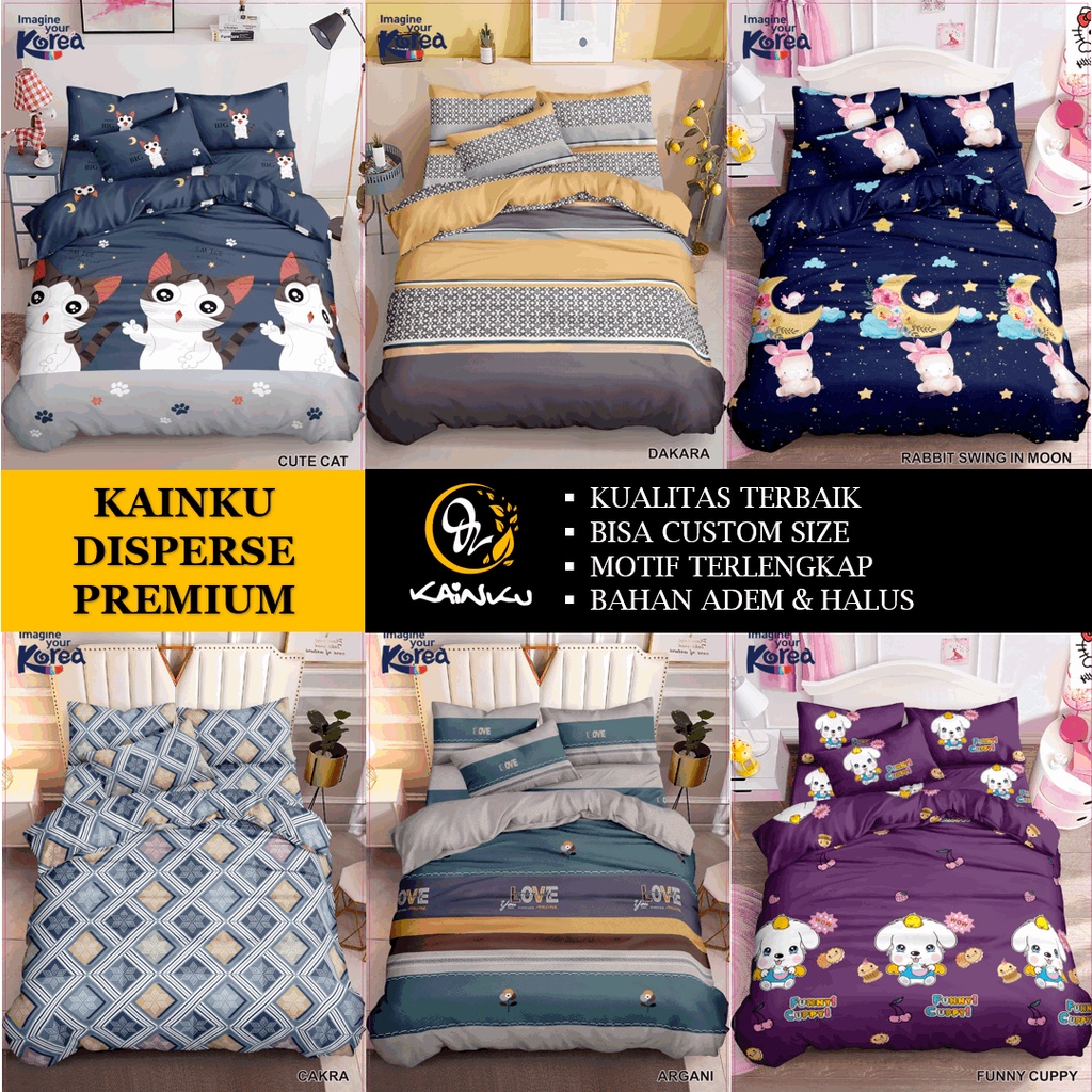 BEDCOVER SET KATUN MICRO DISPERSE KING SINGLE KOMPLIT