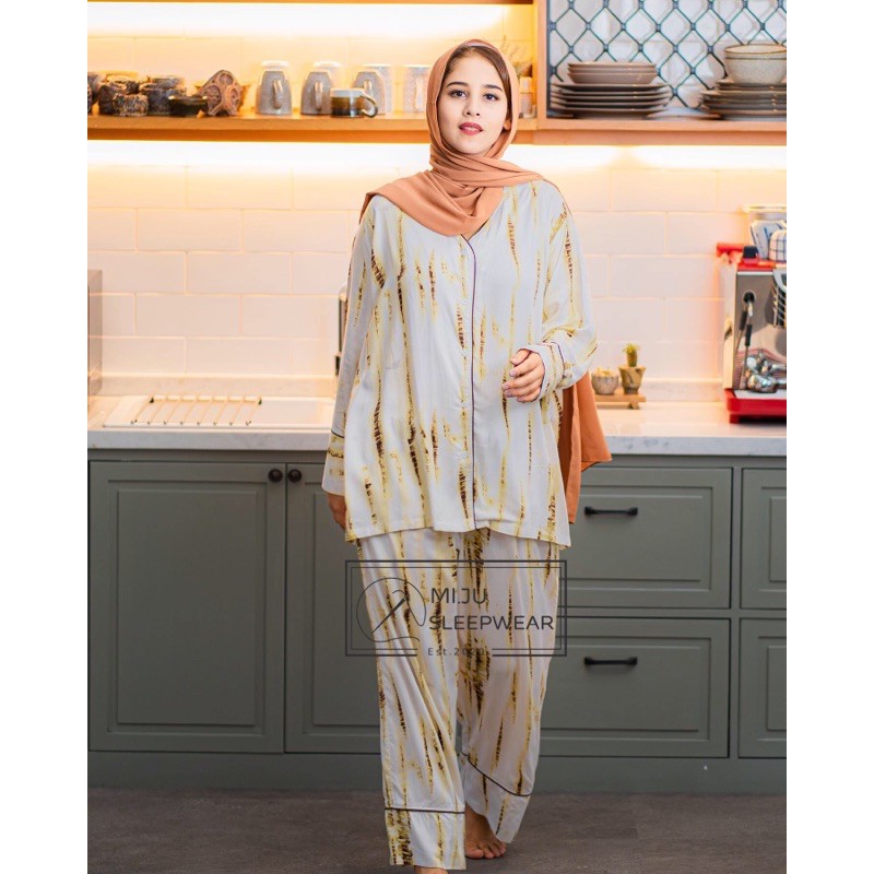 Lembayu kuning/piyama wanita M-XL/piyama family set/piyama keluarga