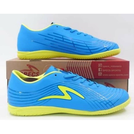 sepatu futsal SPECS 400898 ACCELERATOR ELEVATION 19 IN-ULTRA BLUE/SAFETY YELLOW