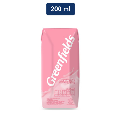 

Greenfields Susu UHT Strawberry 200 ml