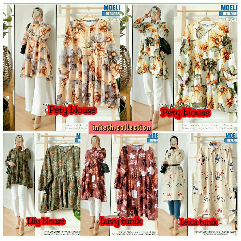 ATASAN TUNIK/TUNIK VINTAGE BY MOELA/TUNIK JUMBO/TUNIK BUSUI