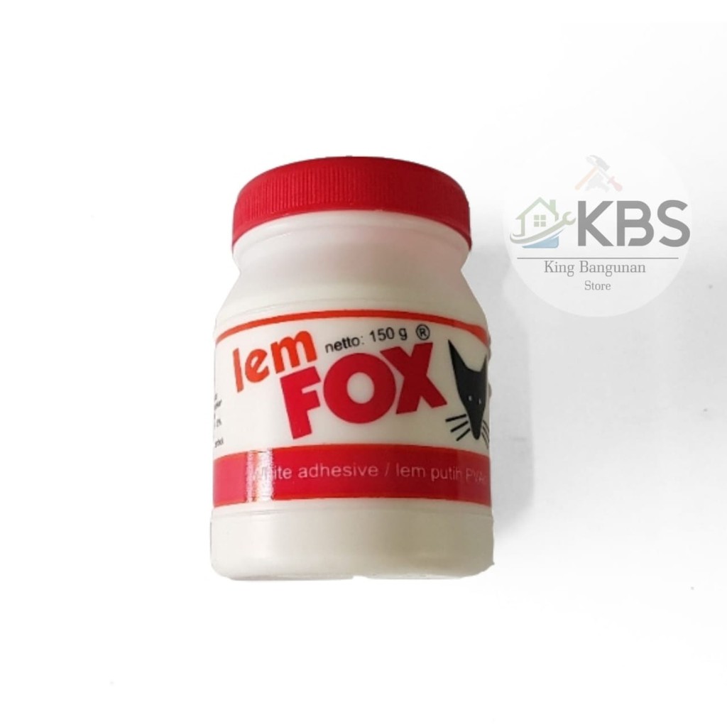 

Lem Fox 150gr Lem Putih PVAC Bahan Untuk Slime 150gram