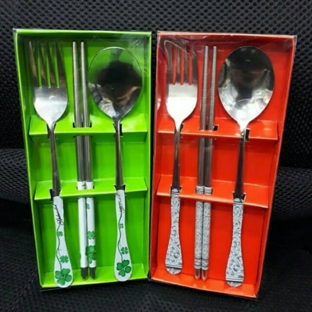 Souvenir Sendok Garpu Sumpit Box