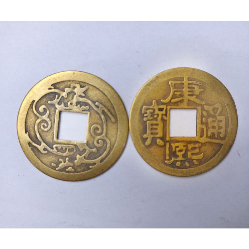 Uang Kepeng Cina Fengsui Pis Bolong China Ukuran Besar 4 cm