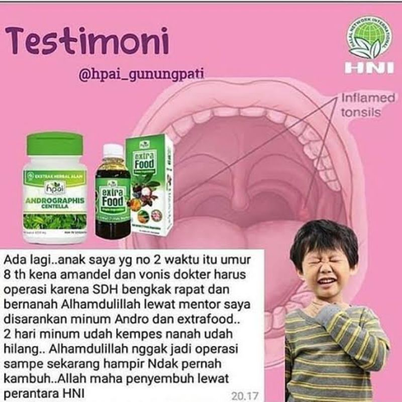 Andrographis Cantela Hpai Ekstrak Sambiloto Obat Herbal Amandel Shopee Indonesia